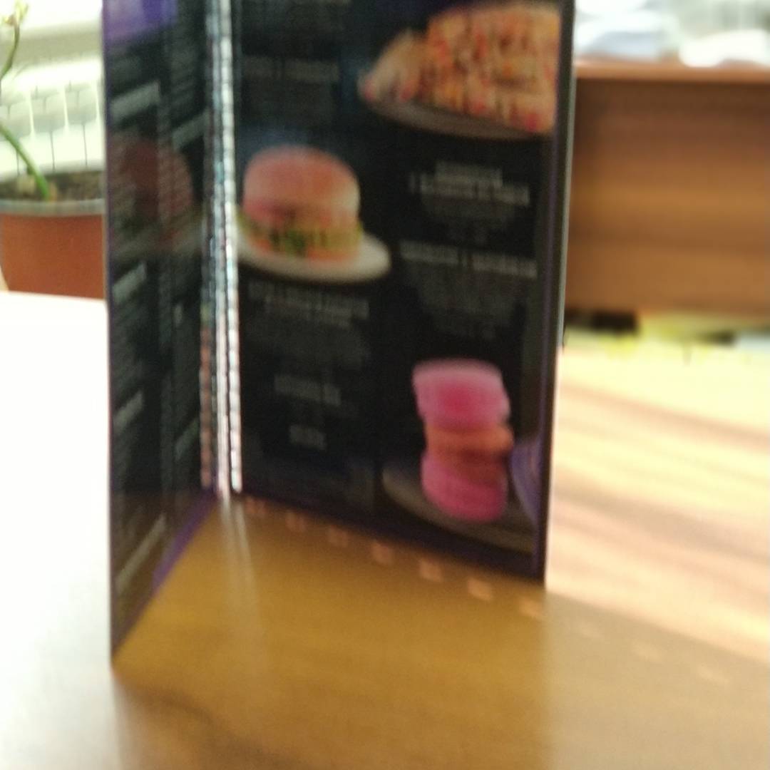Меню на пружине